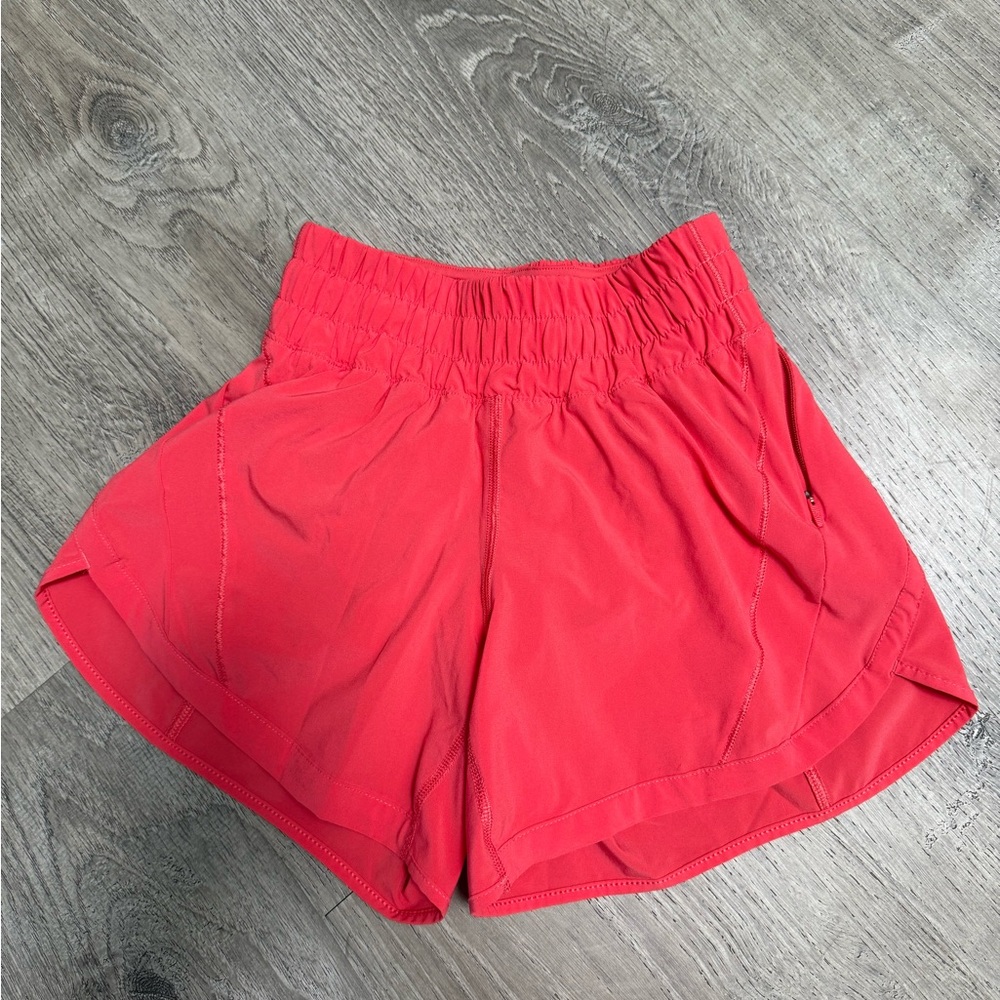 Lululemon Hotty Hot High Rise Lined Short 4”